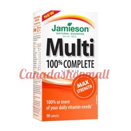 Jamieson 100% Complete Multivitamin Max Strength 90caplets