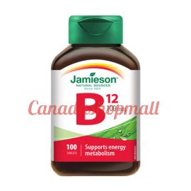 Jamieson Vitamin B12 100mcg 100tablets.