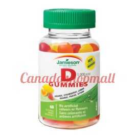 Jamieson Vitamin D Gummies 1000IU 60gummies.