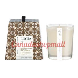 Lucia Bourbon Vanilla & White Tea Soy Candle 50h