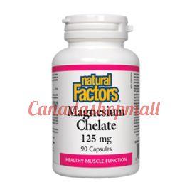 NaturalFactors Magnesium Chelate 125mg 90tablets