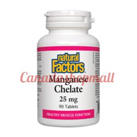 NaturalFactors Manganese Chelate 25mg 90tablets