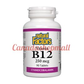 NaturalFactors Antioxidant Vitamin B12 250mcg 90tablets