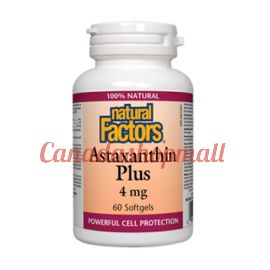 NaturalFactors Astaxanthin Plus 4mg 60softgels