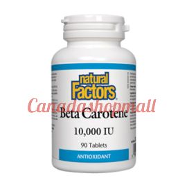 NaturalFactors Beta Carotene 10,000 IU 90tablets