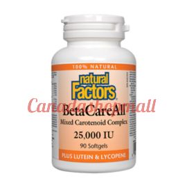 NaturalFactors BetaCareAll 25,000 IU 90softgels