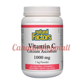 NaturalFactors Vitamin C 1000mg Calcium Ascorbate Power 1KG powder