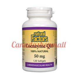 NaturalFactors Coenzyme Q10 50mg 120softgels