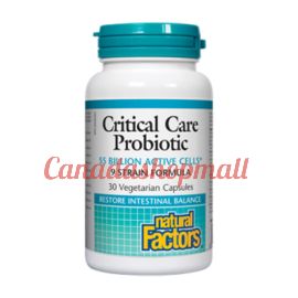 NaturalFactors Critical Care Probiotic 55 Billiones 30vegetarian capsules