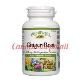 NaturalFactors Ginger Root 1200mg 90vegetarian capsules