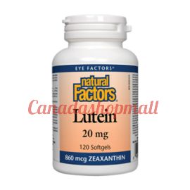 NaturalFactors Lutein 20mg Zeaxanthin 860mcg 120softgels