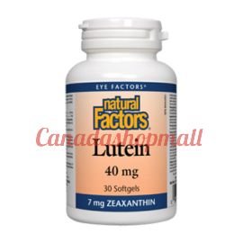 NaturalFactors Lutein 40mg Zeaxanthin 7mg 30softgels