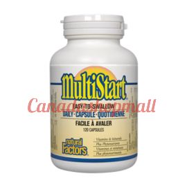 NaturalFactors MultiStart Easy-to-Swallow Daily Capsule 120capsules