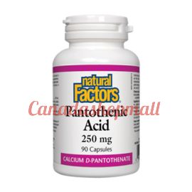 NaturalFactors Pantothenic Acid 250mg 90capsules