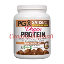 NaturalFactors PGX Satisfast Vegan Protein Dark Chocolate 525g Powder