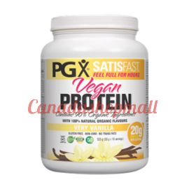 NaturalFactors PGX Satisfast Vegan Protein Very Vanilla 525g Powder