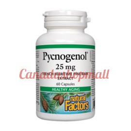 NaturalFactors Pycnogenol 25mg 60capsules