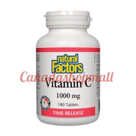 NaturalFactors Vitamin C 1000mg Time Release 180tablets