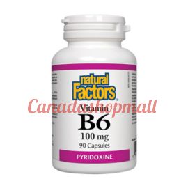 NaturalFactors Vitamin B6 100mg 90capsules