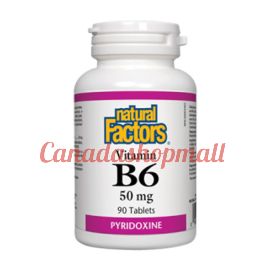 NaturalFactors Vitamin B6 50mg 90tablets