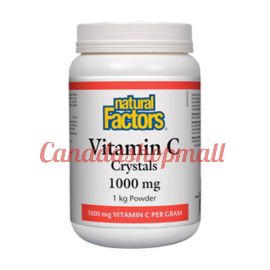 NaturalFactors Vitamin C 1000mg Crystals 1kg powder