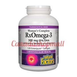 NaturalFactors Women's Complete RxOmega-3 300mg 120enteripure softgels