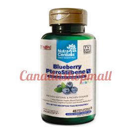 NutraCentials Blueberry Pterostilbene NX with Pteropure 45veggie capsules