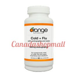 Orange Cold+Flu With Andrographis And Resists 500mg 60vegetable capsules