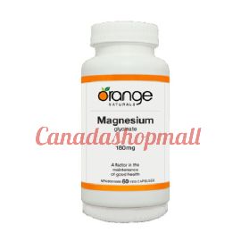 Orange Magnesium Glycinate 180mg 60vegetable capsules