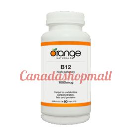 Orange Vitamin B12 High Potency 1000mcg 90tablets