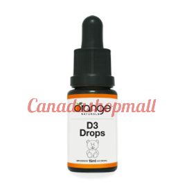 Orange Vitamin D Drops 400IU for Kids 15ml