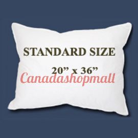 Canada Down Pillow--King Size Pillow--20" x 36"