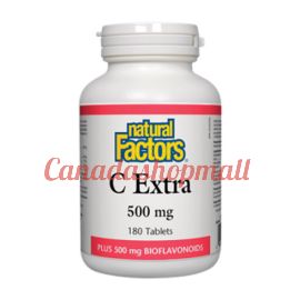 NaturalFactors Plus 500mg Bioflavonoids C Extra 500mg 180capsules