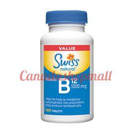 Swissnatural Vitamin B12 1000mcg 180tablets