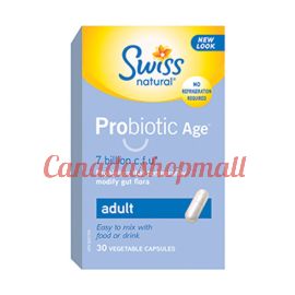 Swissnatural Probiotic Age Adult 30vegetable capsules