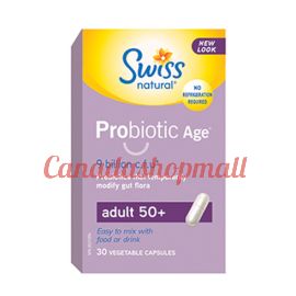 Swissnatural Probiotic Age Adult 50+ 30vegetable capsules