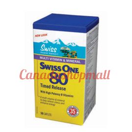 Swiss Naturals Swiss One 80 MultiVitamin Time Release 50 caplets