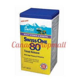 Swiss Naturals Swiss One 80 MultiVitamin Time Release 60 caplets