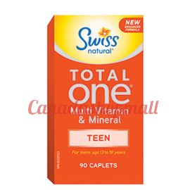 Swissnatural Total One Teen Multi Vitamin & Mineral  90 caplets